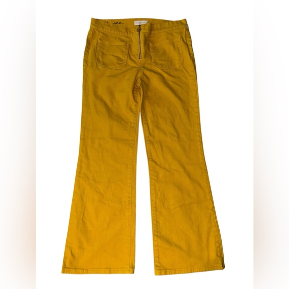Tory Burch Denim - Tory Burch Luisa gold flare jeans